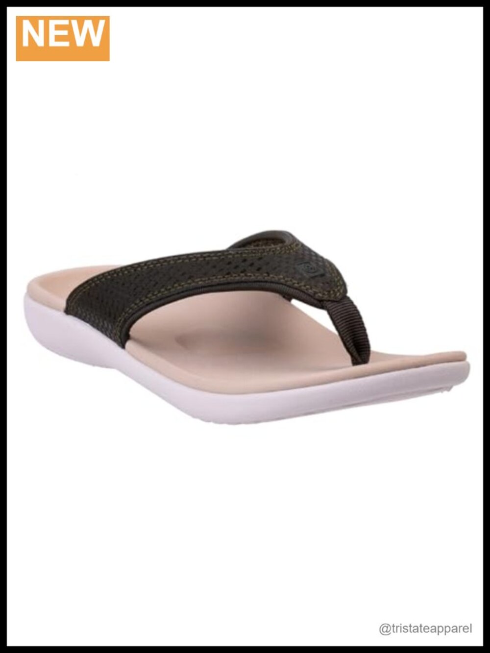 Woven Flip Flop Sandals with Orthotic Arch Support Non-Slip Sole